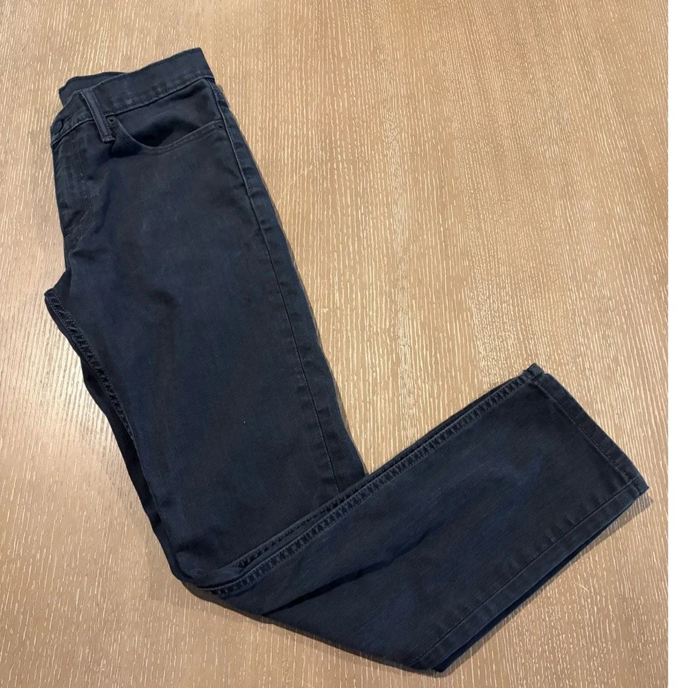 Levi's 511 Men's Slim Fit Jeans 32x32 Black Faded Wash Stretch Denim Pants